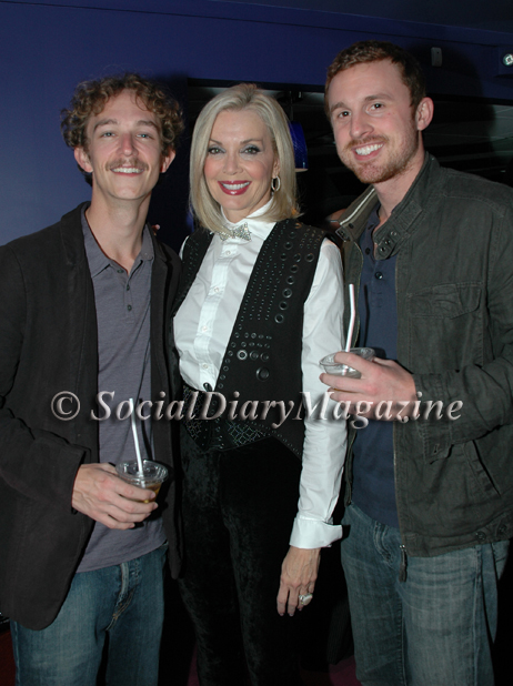 Jonathan Cohn with his mother Karen Cohn, and Jonathan's friend Casey